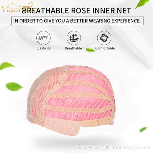 Vigorous women wholesale cheap cosplay pink color short straight high quality bob cut synthetic hair wig with bangs